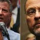Bill de Blasio (Spencer Platt/Getty Images); GOP mayoral candidate Joe Lhota (Spencer Platt/Getty Images)